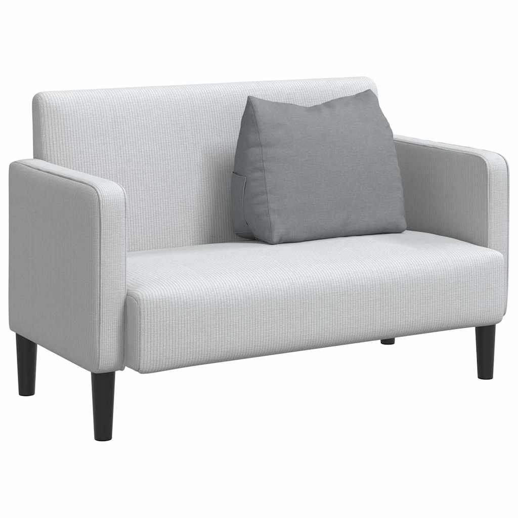 Jastuk za leđa Svijetlo siva 60 x 20 x 50 cm tkanina