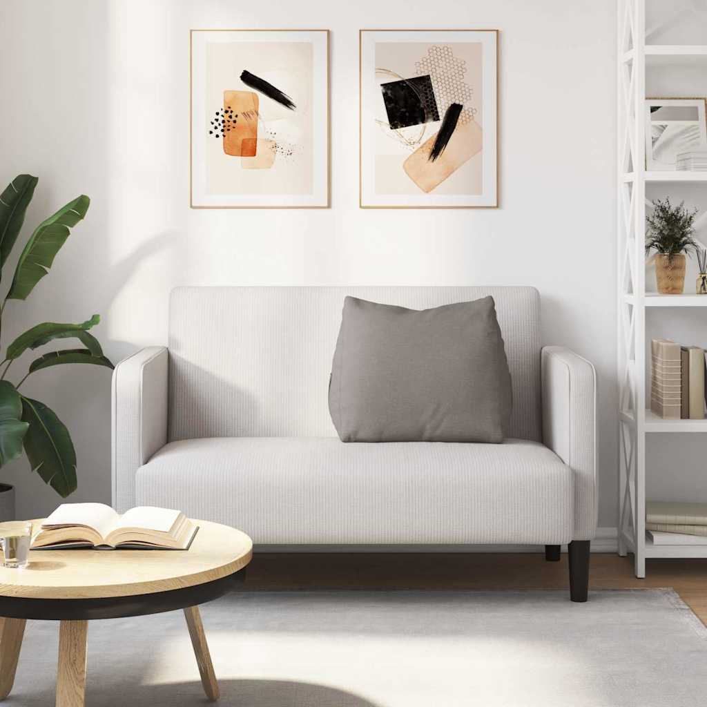 Jastuk za leđa Sivo-smeđa 60 x 20 x 50 cm tkanina