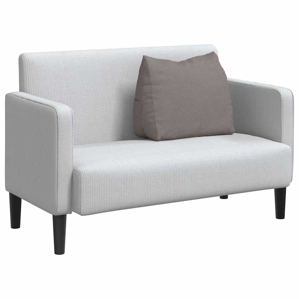 Jastuk za leđa Sivo-smeđa 60 x 20 x 50 cm tkanina