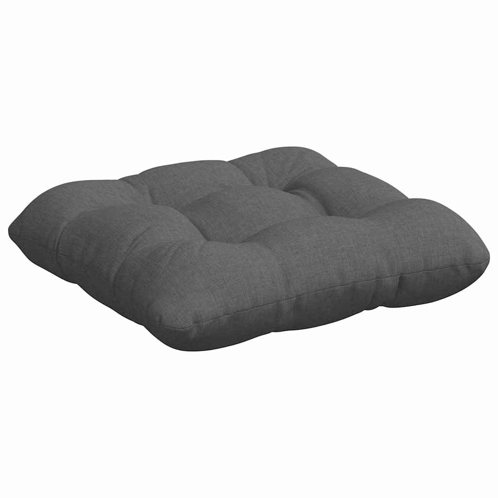 Jastučići za sjedenje 4 pcs Tamno siva 40 x 40 x 12 cm tkanina