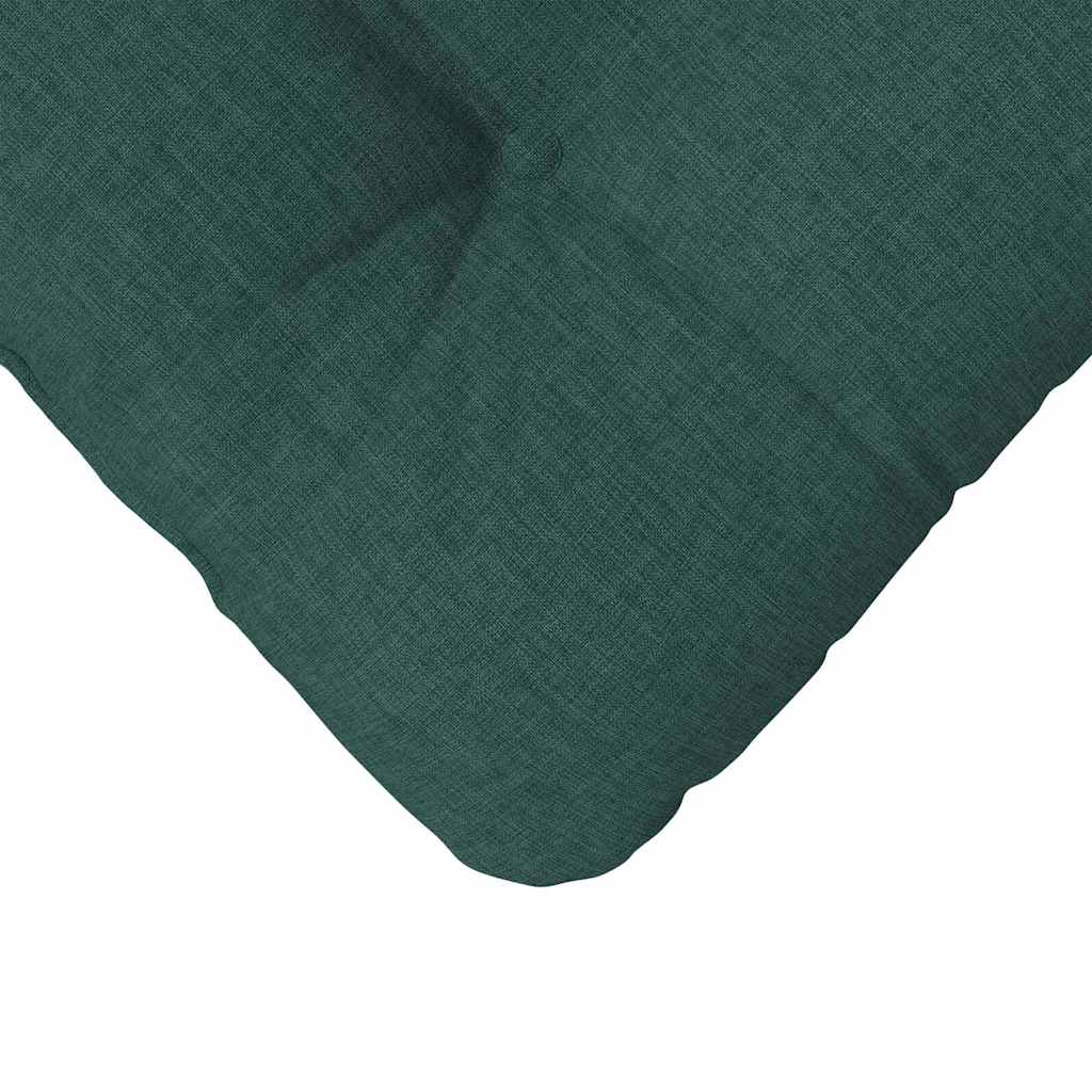 Jastučići za sjedenje 4 pcs Tamnozelena 40 x 40 x 12 cm tkanina