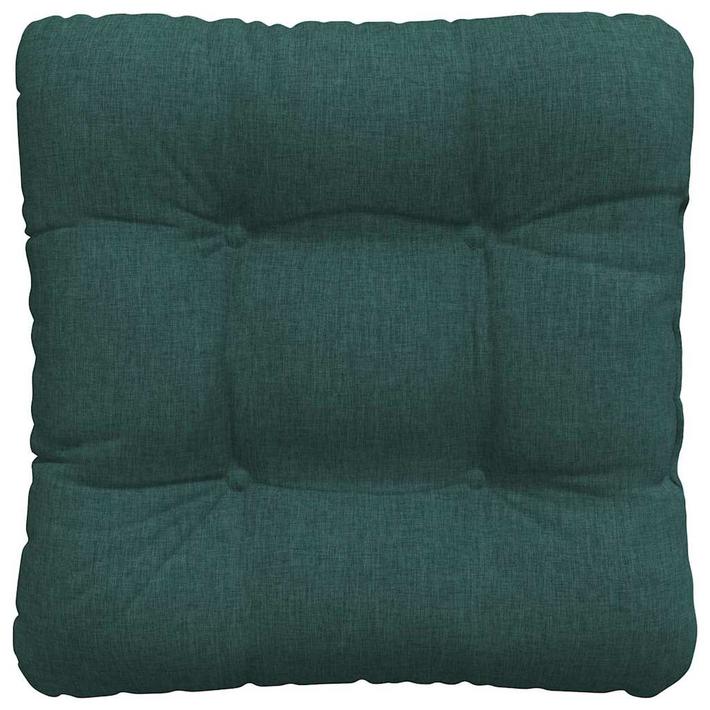 Jastučići za sjedenje 4 pcs Tamnozelena 40 x 40 x 12 cm tkanina