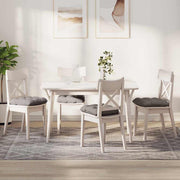 Jastučići za sjedenje 4 pcs Sivo-smeđa 40 x 40 x 12 cm tkanina