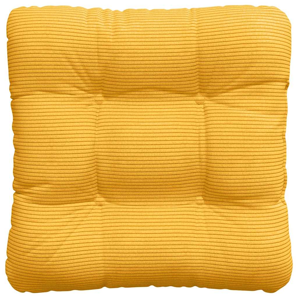 Jastučići za sjedenje 4 pcs Svijetlo žuta 40 x 40 cm