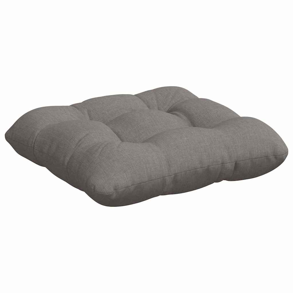 Jastučići za sjedenje 4 pcs Sivo-smeđa 45 x 45 x 12 cm tkanina