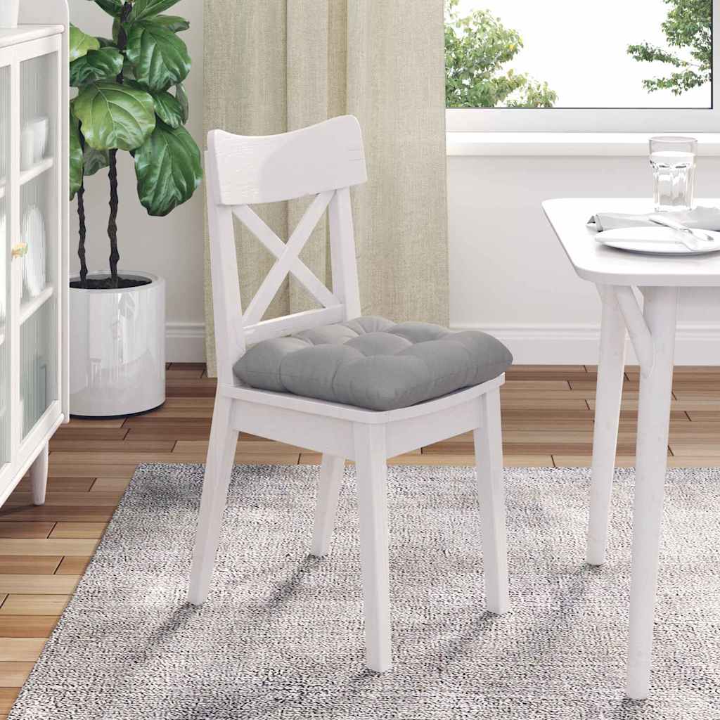 Jastučići za sjedenje 4 pcs Oblačnosiva 45 x 45 x 12 cm tkanina