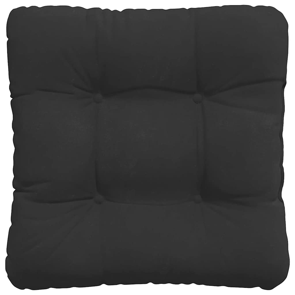 Jastučići za sjedenje 4 pcs Crna 45 x 45 cm Mikrofiber tkanina