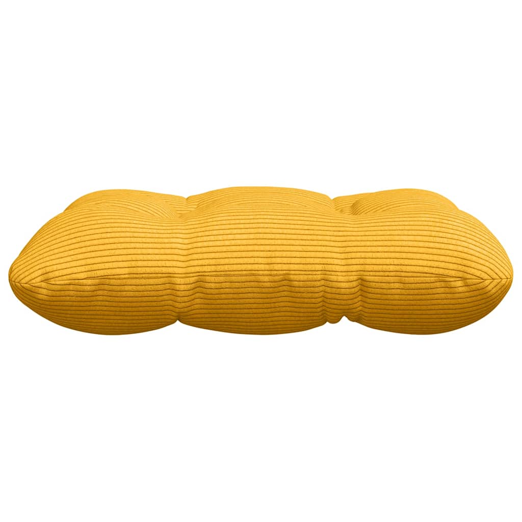 Jastučići za sjedenje 4 pcs Svijetlo žuta 45 x 45 cm