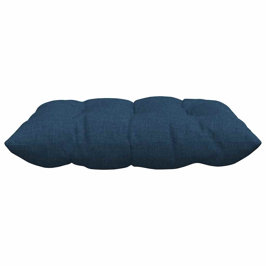Jastučići za sjedenje 4 pcs Plava 40 x 40 x 6 cm tkanina