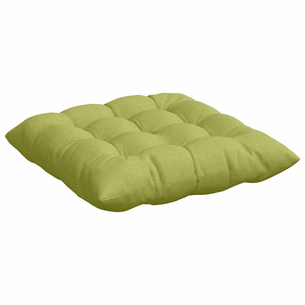 Jastučići za sjedenje 4 pcs Svijetlo zelena 40 x 40 x 6 cm