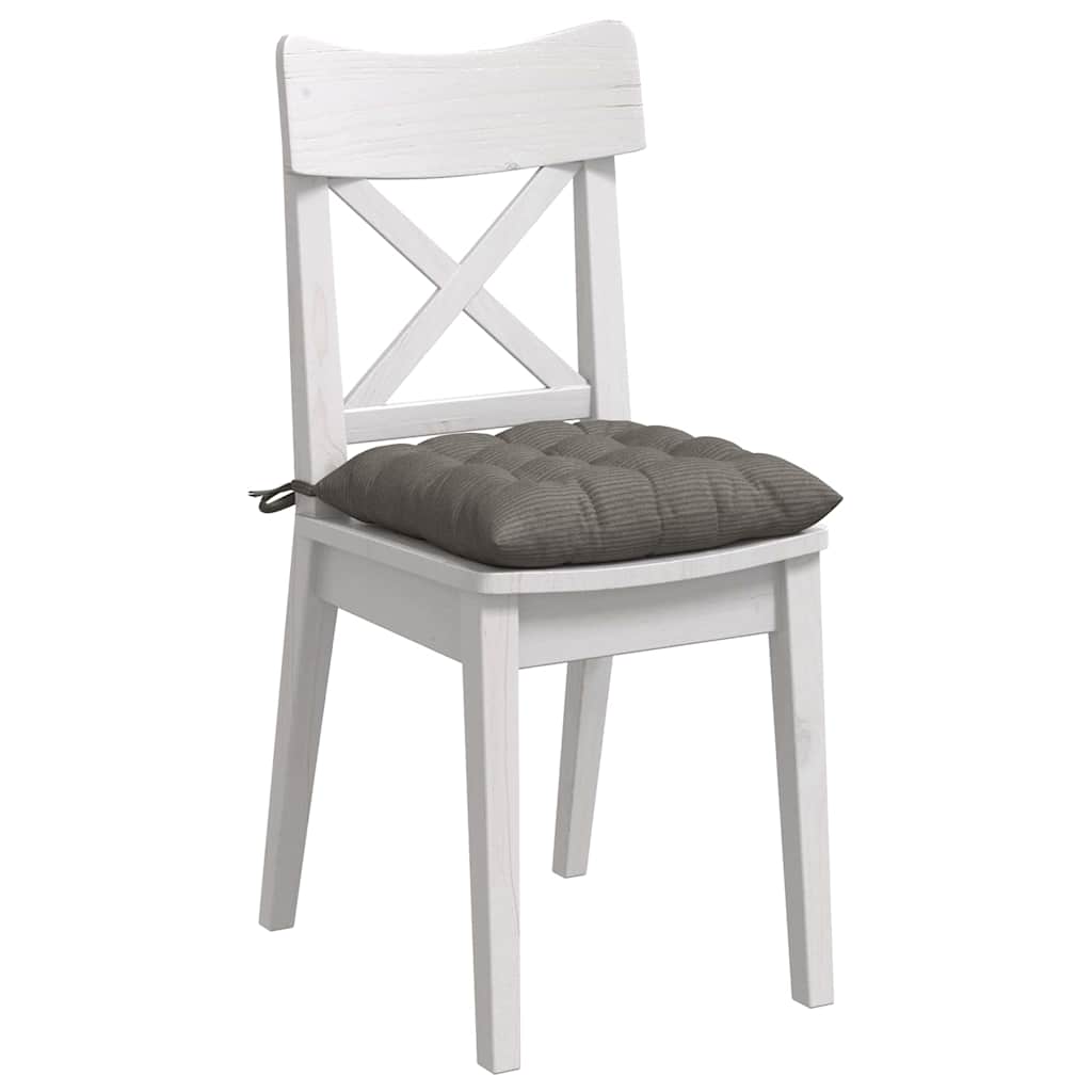 Jastučići za sjedenje 4 pcs Svijetlo siva 40 x 40 x 6 cm