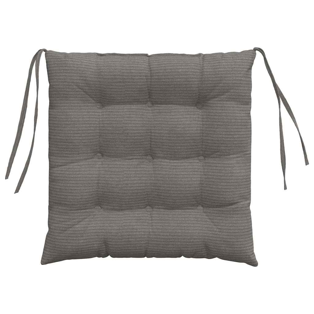 Jastučići za sjedenje 4 pcs Svijetlo siva 40 x 40 x 6 cm
