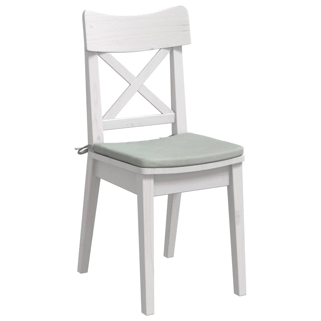 Jastučići za sjedenje 4 pcs Svijetlo siva 40 x 40 x 3 cm Baršun