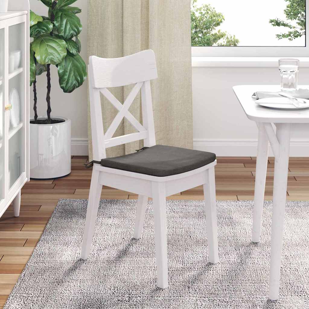 Jastučići za sjedenje 4 pcs Svijetlo siva 40 x 40 x 3 cm