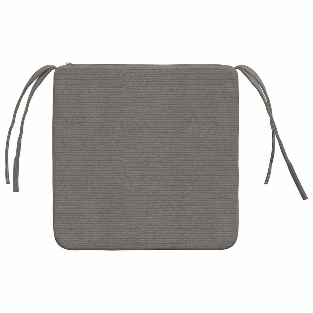 Jastučići za sjedenje 4 pcs Svijetlo siva 40 x 40 x 3 cm
