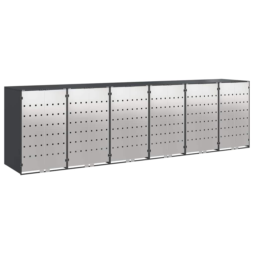 Skladištenje kanti za 3 kante Antracit 340 x 77.5 x 115.5 cm