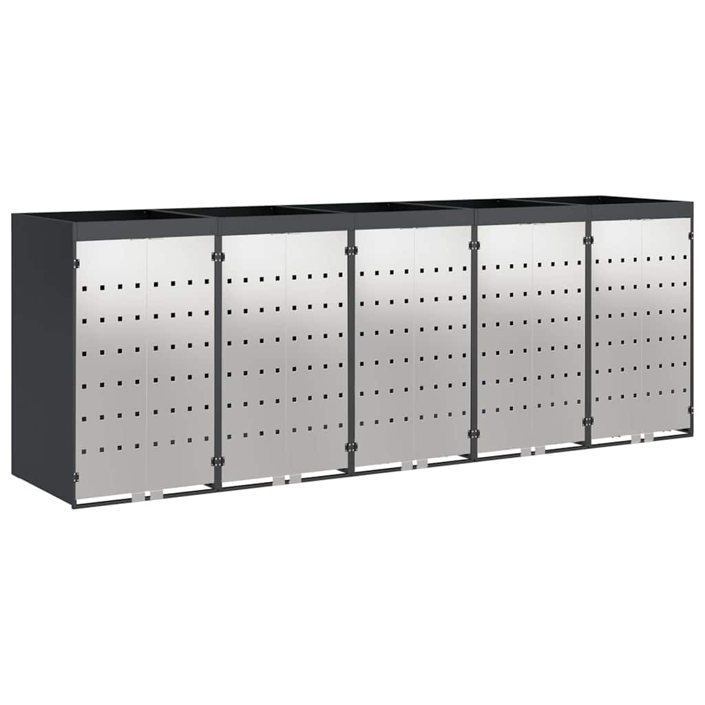 Skladištenje kanti za 3 kante Antracit 340 x 77.5 x 115.5 cm