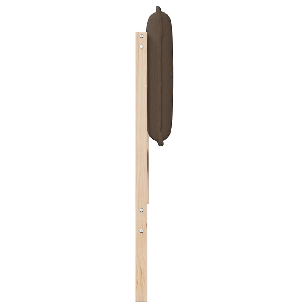 Tapecirani uzglavlje Prirodna i svijetlo siva 160 cm