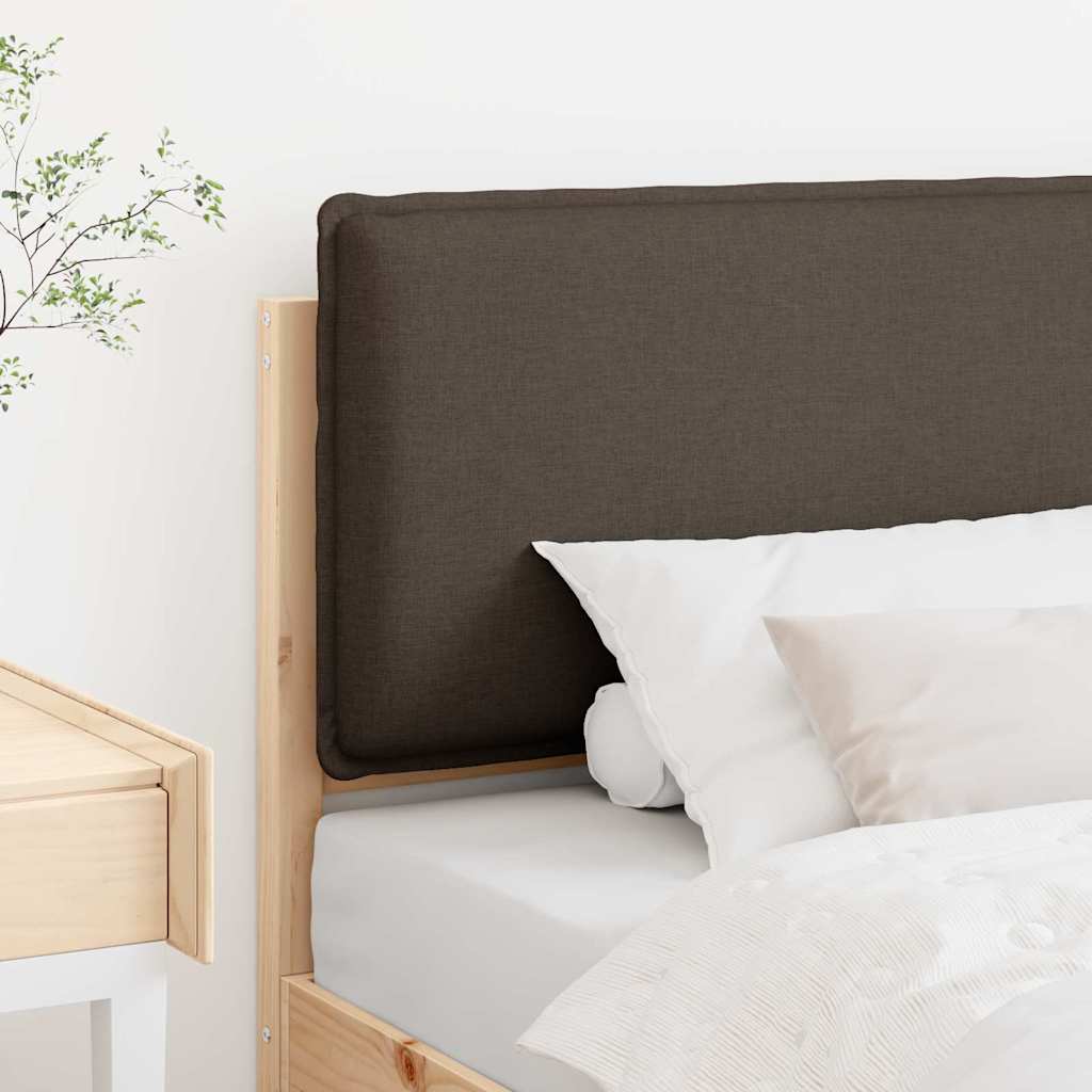 Tapecirani uzglavlje Prirodna i svijetlo siva 80 cm