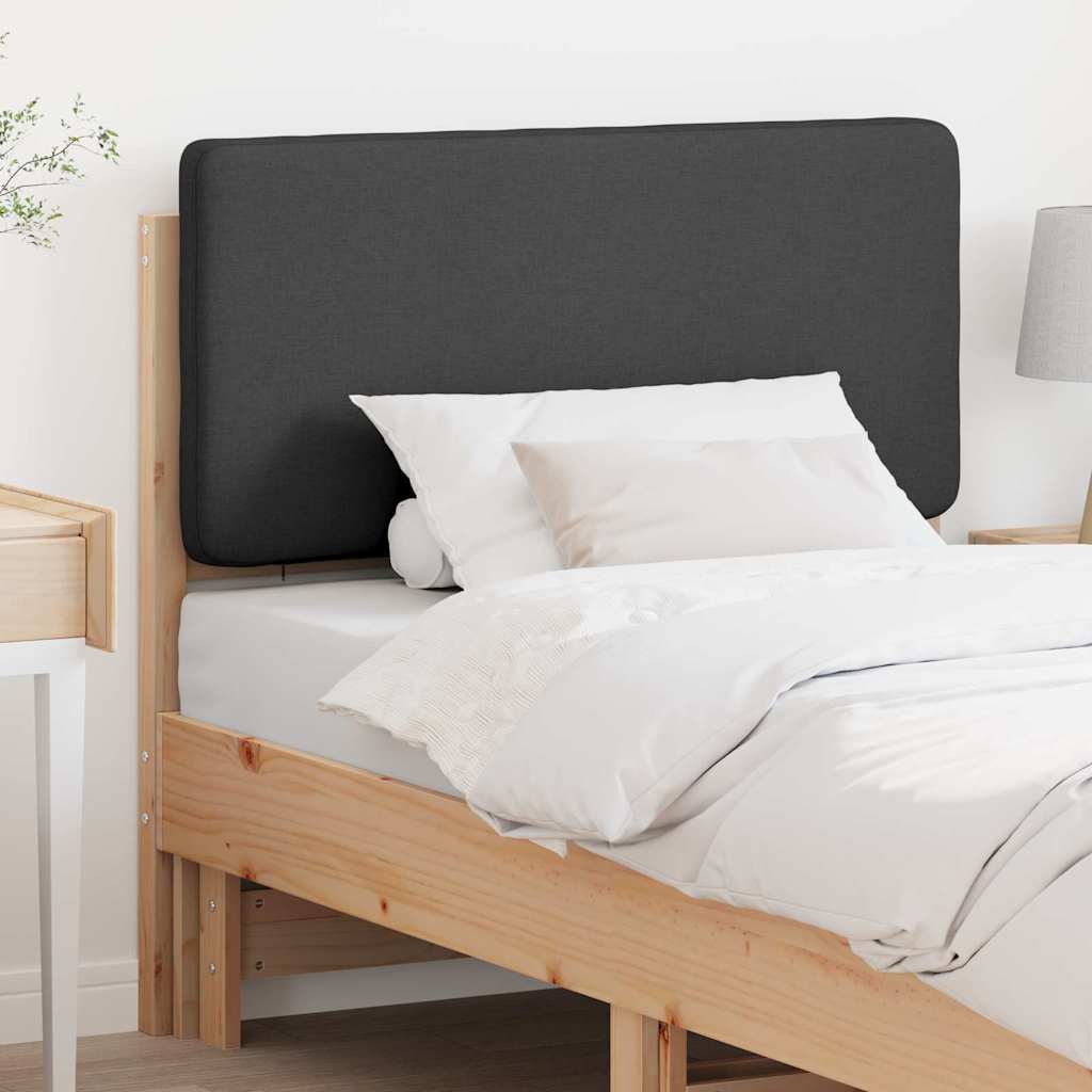 Tapecirani uzglavlje s uzglavljem Smeđa i tamno siva 80 cm