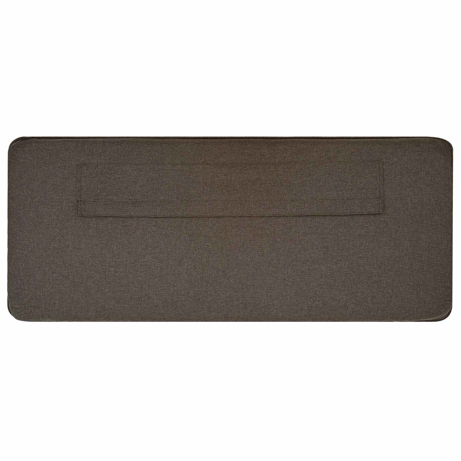 Tapecirani uzglavlje Smeđa i taupe 80 cm Čvrsto borovo drvo