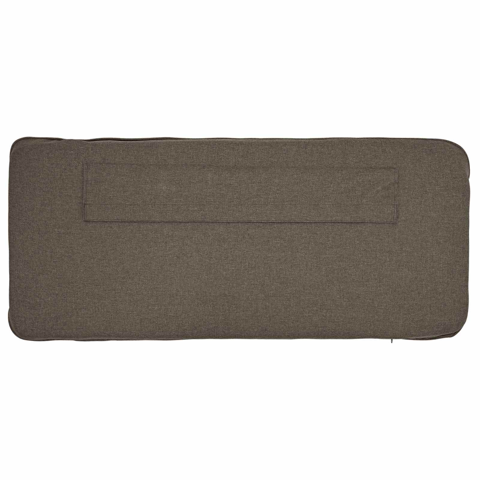 Tapecirani uzglavlje Smeđa i taupe 160 cm Čvrsto borovo drvo