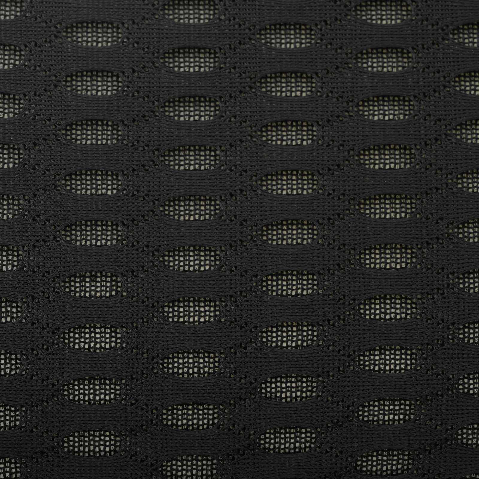 Jastuk za leđa Crna Pjena za pamćenje 46 x 24 x 11 cm