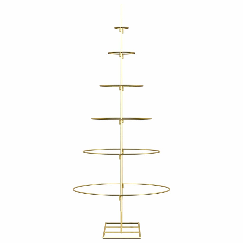 Metalna božićna jelka Zlatno 148 cm Čelik s praškastim premazom