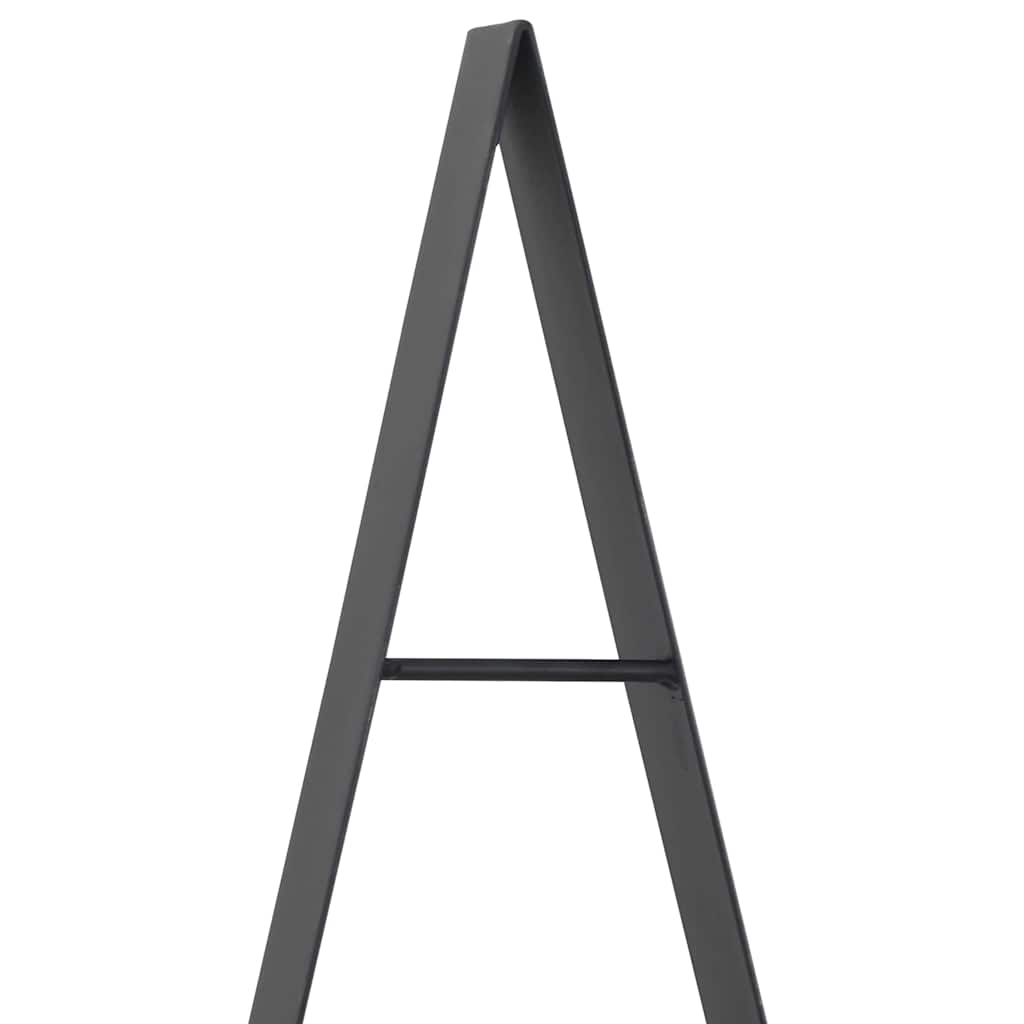 Metalna božićna jelka s stalakom Crna 180 cm Čelik
