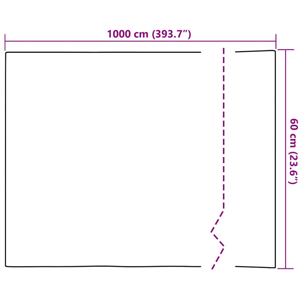 Statička folija za prozore *Transparent*an 60 x 1000 cm PVC