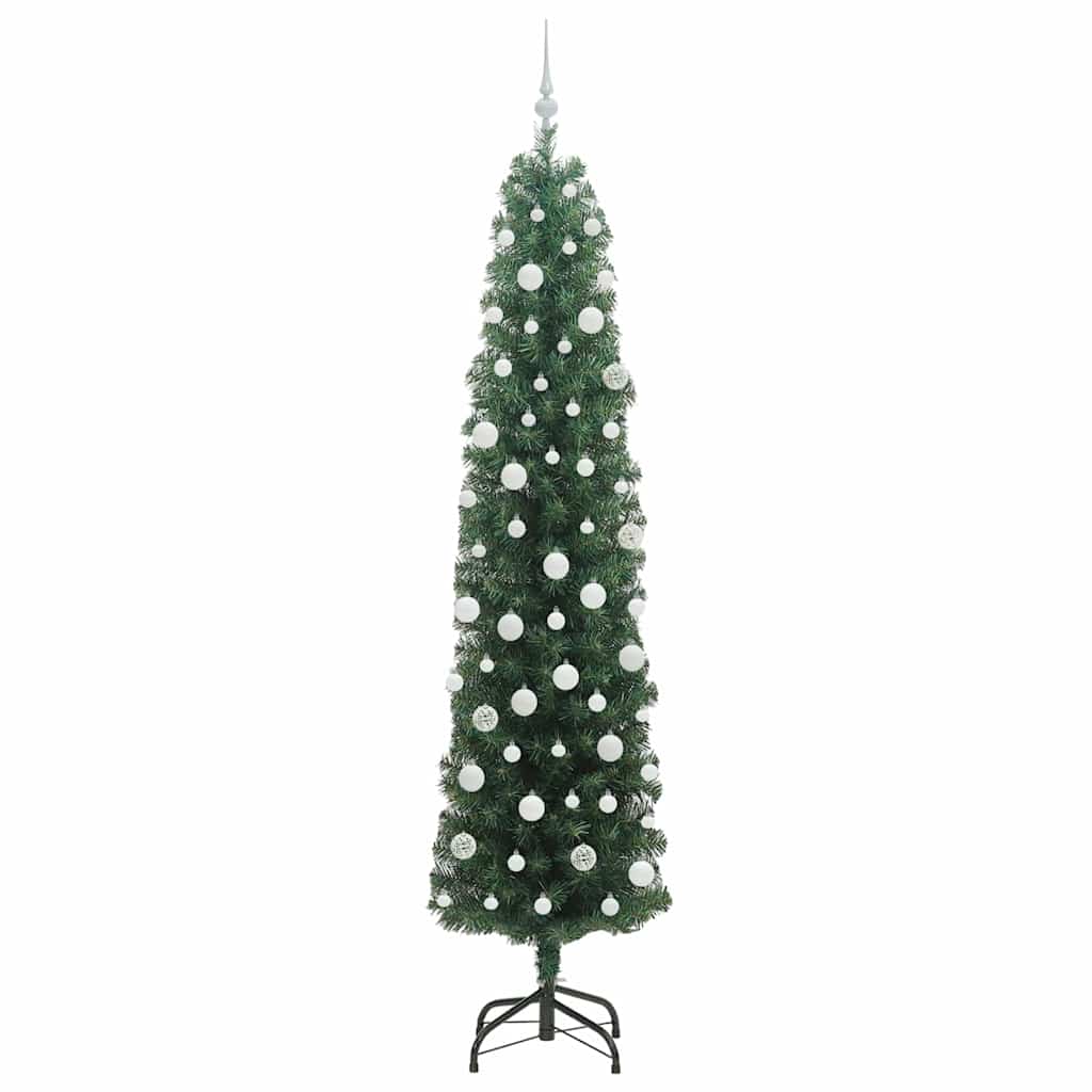 Umjetno božićno drvce Zelena 210 cm PVC i čelik i plastika