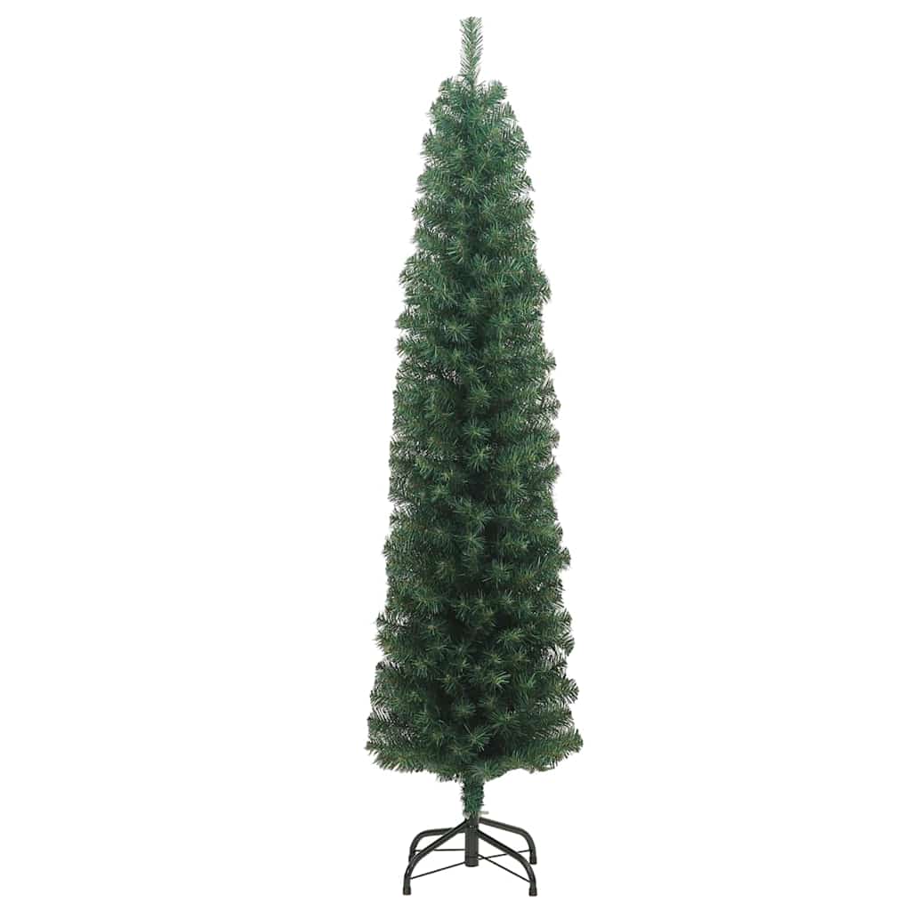 Umjetno božićno drvce Zelena 210 cm PVC i čelik i plastika