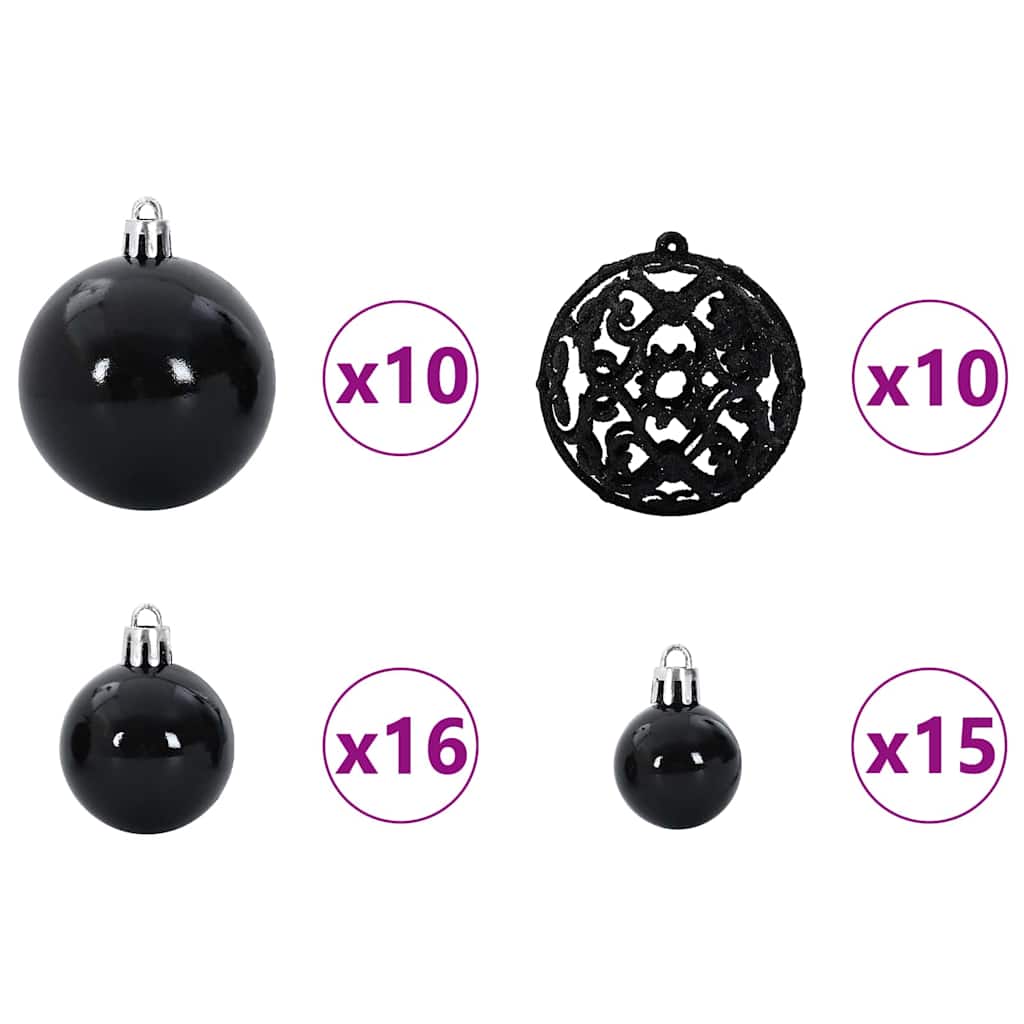 Umjetno božićno drvce Zelena 210 cm PVC i čelik i plastika