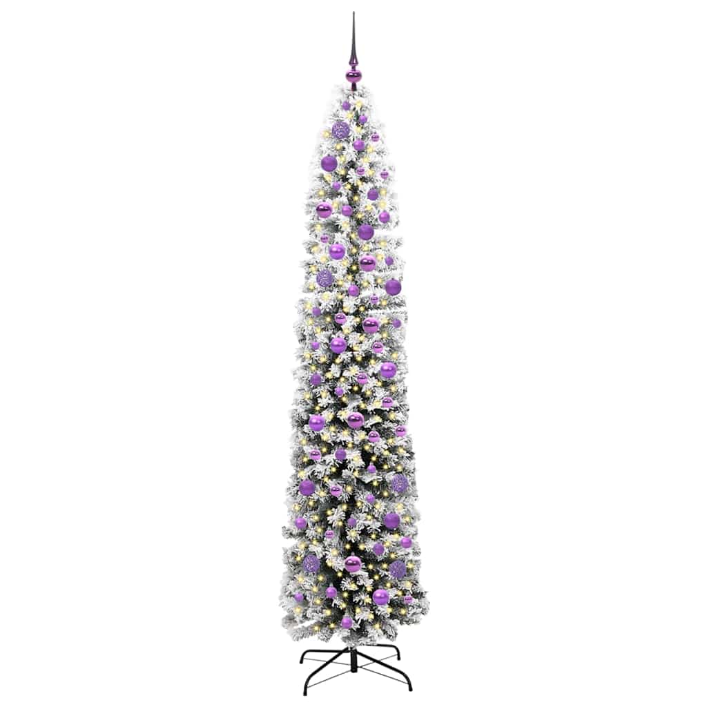 Umjetno božićno drvce Zelena 210 cm PVC i čelik i plastika