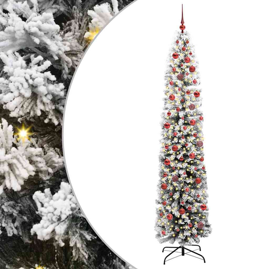 Umjetno božićno drvce Zelena 240 cm PVC i čelik i plastika
