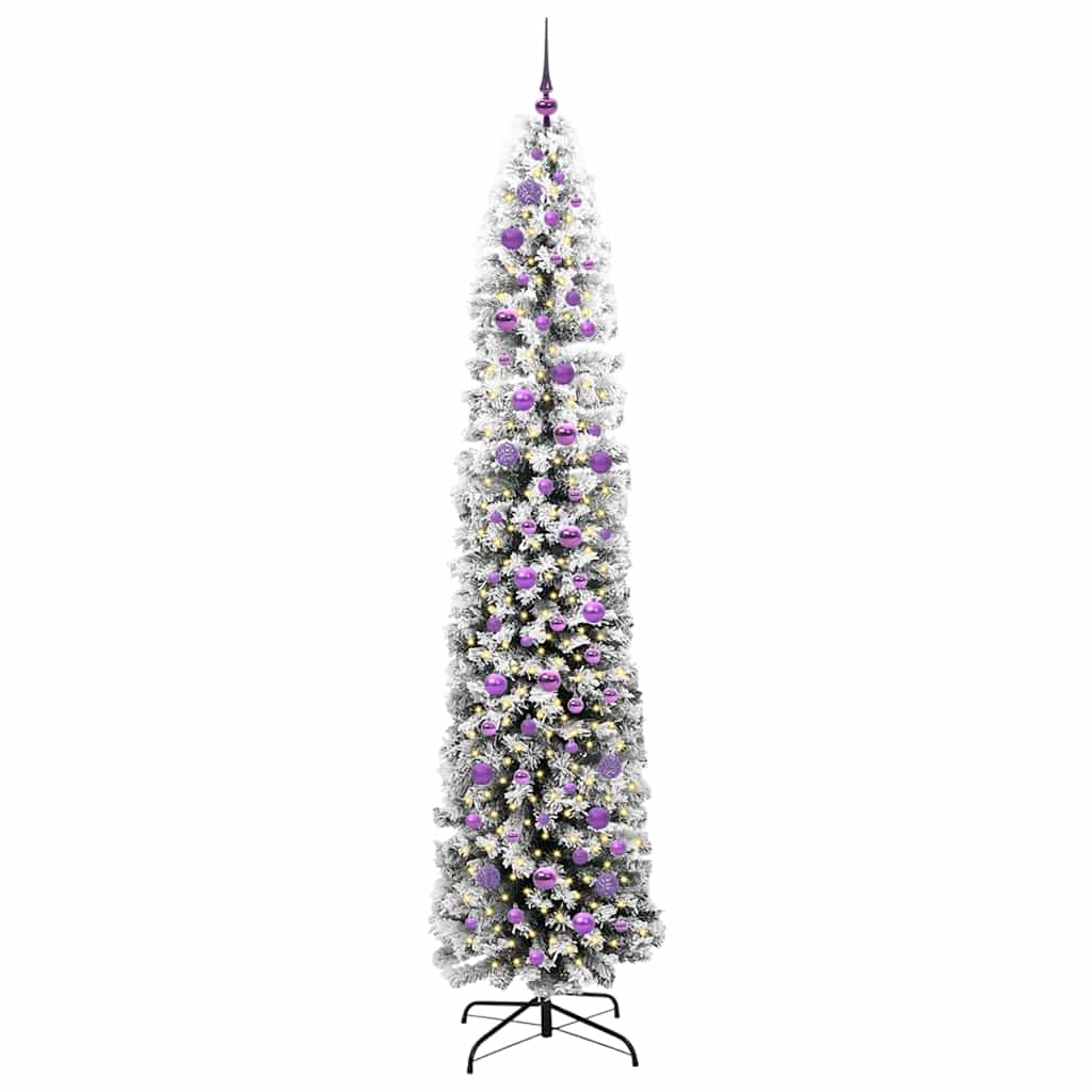 Umjetno božićno drvce Zelena 240 cm PVC i čelik i plastika