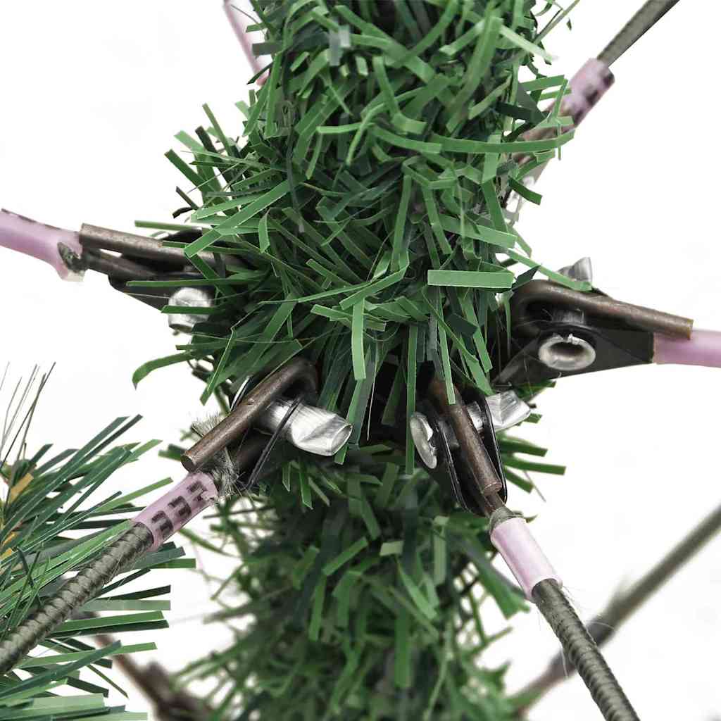 Umjetno božićno drvce S LED lampica Zelena 150 cm PVC i metal