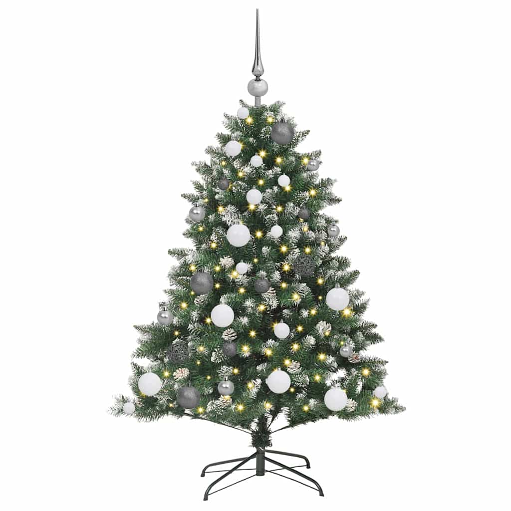 Umjetno božićno drvce Zelena 120 cm PVC, Plastika i Čelik