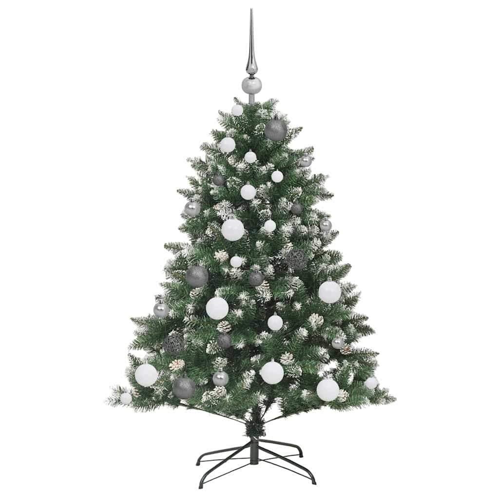 Umjetno božićno drvce Zelena 120 cm PVC, Plastika i Čelik