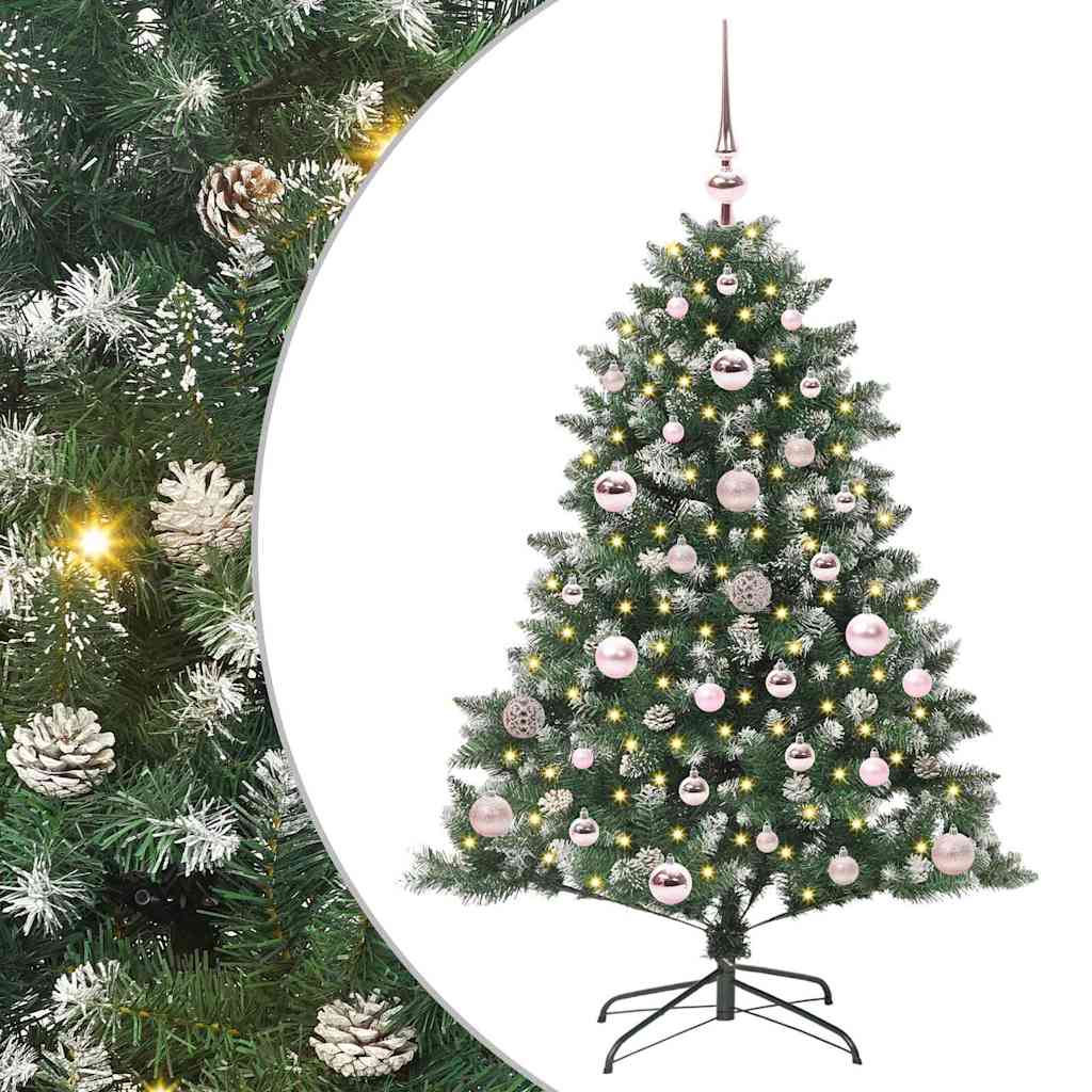 Umjetno božićno drvce Zelena 120 cm PVC, Plastika i Čelik