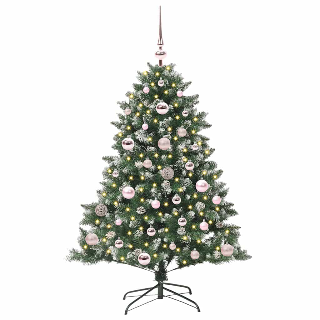 Umjetno božićno drvce Zelena 120 cm PVC, Plastika i Čelik