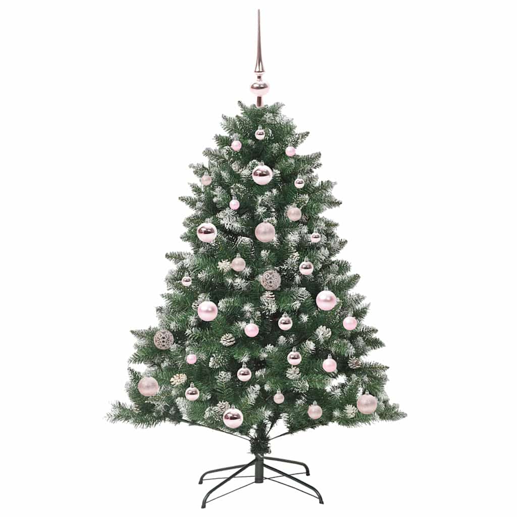 Umjetno božićno drvce Zelena 120 cm PVC, Plastika i Čelik