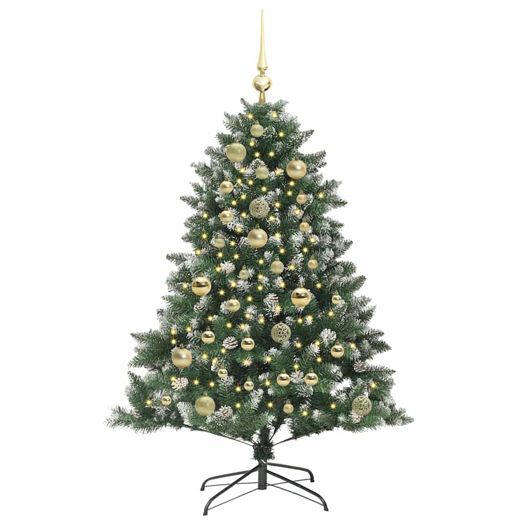 Umjetno božićno drvce Zelena 120 cm PVC, Plastika i Čelik