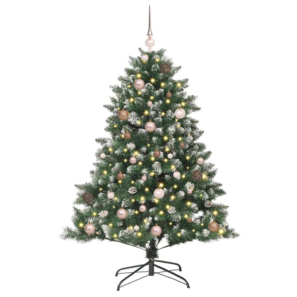 Umjetno božićno drvce Zelena 150 cm PVC, Plastika i Čelik