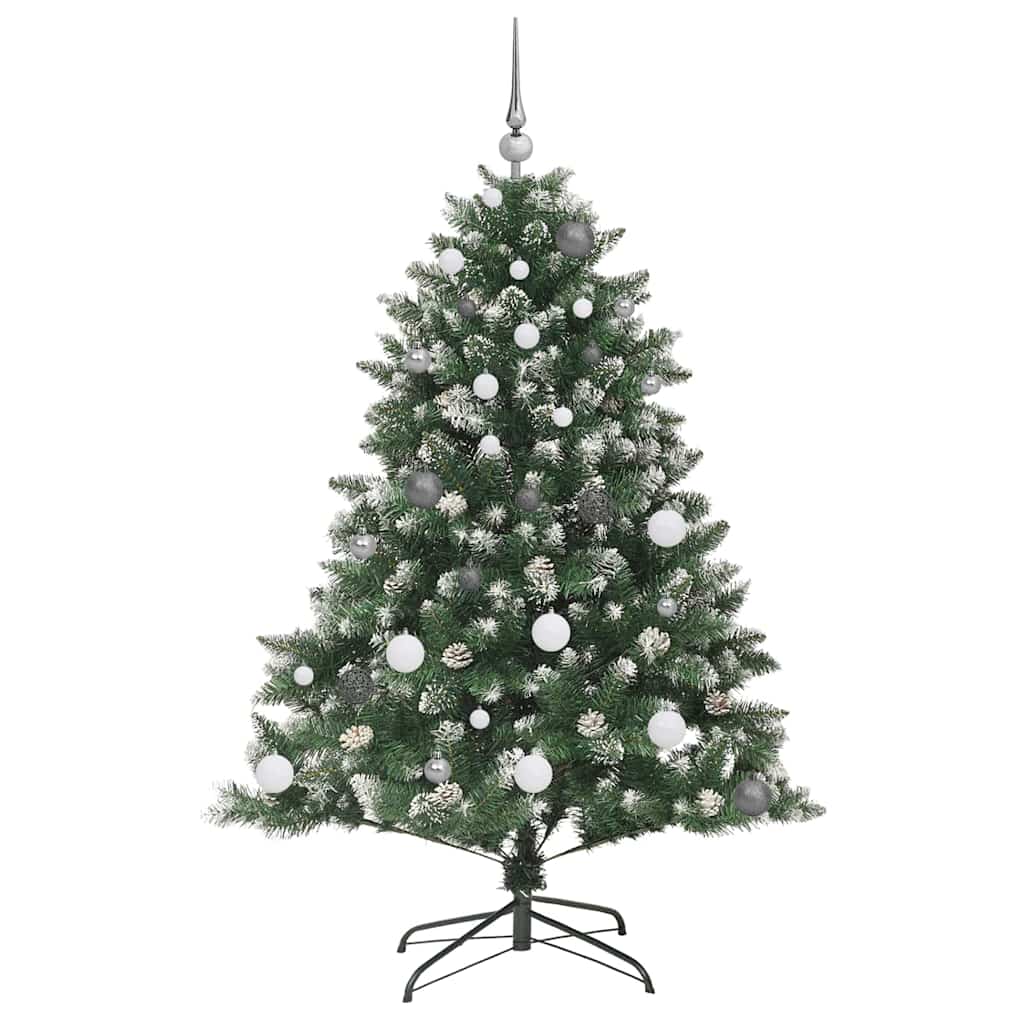 Umjetno božićno drvce Zelena 150 cm PVC, Plastika i Čelik