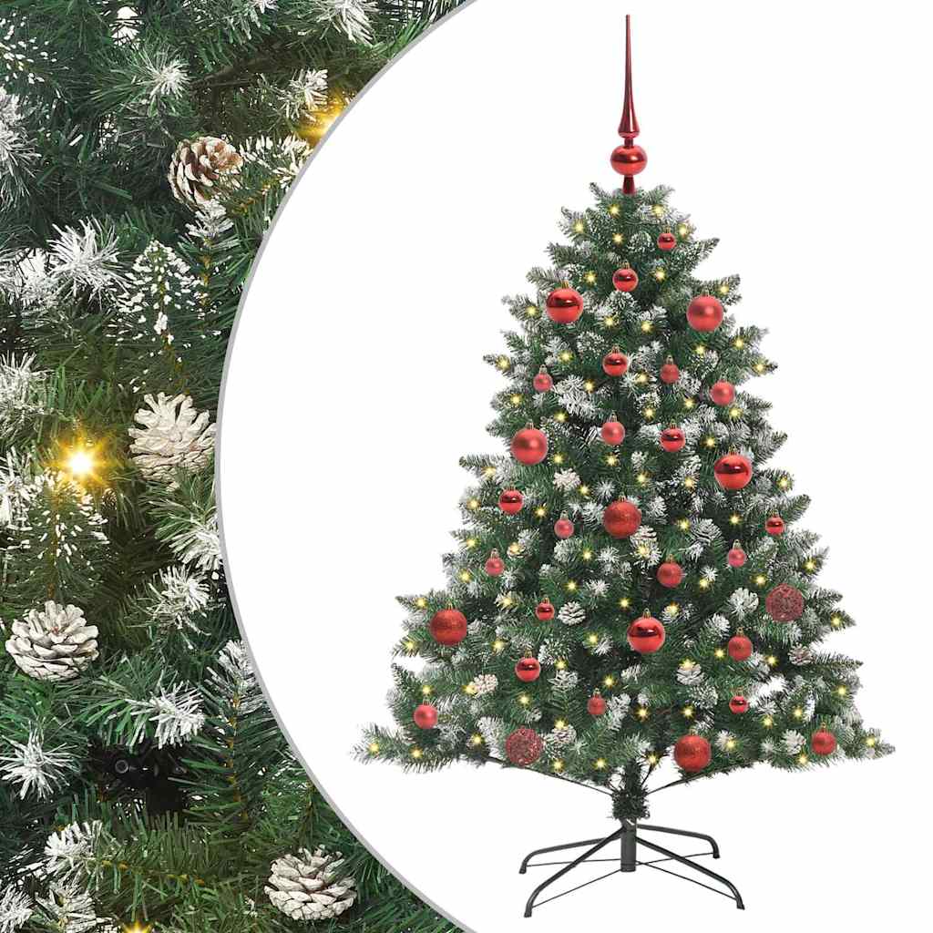 Umjetno božićno drvce Zelena 150 cm PVC, Plastika i Čelik