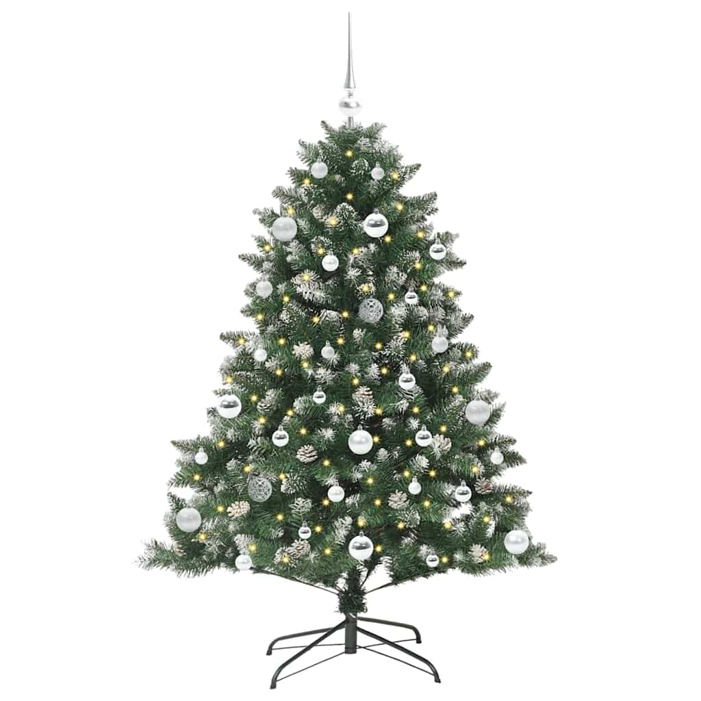 Umjetno božićno drvce Zelena 150 cm PVC, Plastika i Čelik