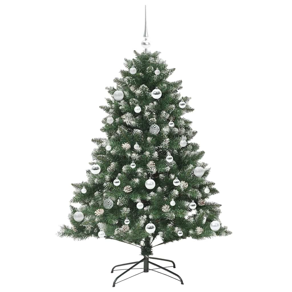 Umjetno božićno drvce Zelena 150 cm PVC, Plastika i Čelik