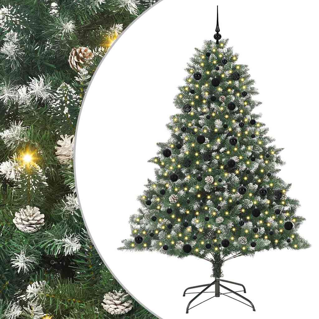 Umjetno božićno drvce Zelena 210 cm PVC, Plastika i Čelik