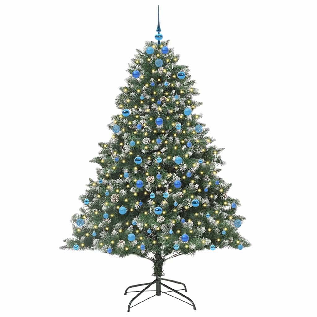 Umjetno božićno drvce Zelena 210 cm PVC, Plastika i Čelik